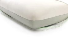 Load image into Gallery viewer, Deluxe Comfort Best Of Both Worlds Memory Foam Pillow, Standard - One Side Is Soft The Other Is Firm - Therapeutic Memory Foam - Cooler Than The Otherside Of Any Pillow - Bed Pillow, White