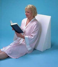 Load image into Gallery viewer, Foam Slant wWhite Polycotton Zippered Cover - L 24" x H 24" x W 12"