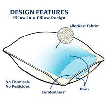 Load image into Gallery viewer, Pacific Coast Double Down Around King Pillow Set (2 King Pillows)
