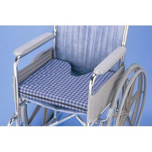 Load image into Gallery viewer, Softeze Dual Foam Coccyx Wedge wNavy Polycotton Zippered Cover - L 16" x H 4-2" x W 18"