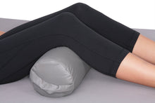Load image into Gallery viewer, Deluxe Comfort Dutchman Bolster Roll with Handle - Durable Vinyl Cover Wipes Clean Easily - Great Leg Positioning Aid - Lumbar Support - Body Pillow