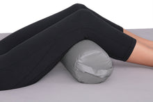 Load image into Gallery viewer, Deluxe Comfort Dutchman Bolster Roll with Handle - Durable Vinyl Cover Wipes Clean Easily - Great Leg Positioning Aid - Lumbar Support - Body Pillow