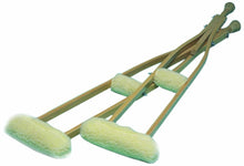 Load image into Gallery viewer, Imitation Sheepskin Crutch Hand Grips - L 7" x H 10" x W .25"