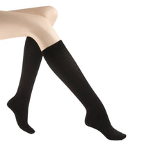 Load image into Gallery viewer, BSN Jobst Womens Pattern Trouser Supportwear 8-15 mmHg Knee High Closed Toe Support Socks