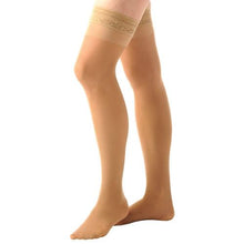 Load image into Gallery viewer, Sheer Thigh High Black 8-15 mmHg - Large