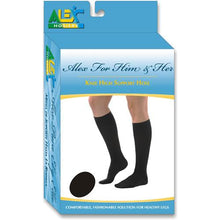 Load image into Gallery viewer, Opaque Knee High Black 20-30 mmHg - Medium