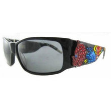 Load image into Gallery viewer, Ed Hardy Ehs-036 Devil On Panther Flat Sunglasses - Black/Gray