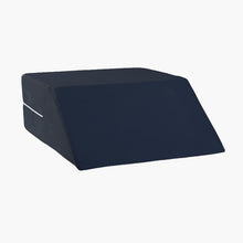 Load image into Gallery viewer, 10" High Wedge Bed Leg Cushion - Leg Elevator Blue