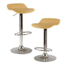 Load image into Gallery viewer, Winsome Wood Kallie Air Lift Adjustable Bar Stool (Set of 2)