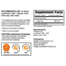 Load image into Gallery viewer, Green Tea x90 caps 350mg