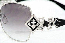 Load image into Gallery viewer, Affliction Angelina Sunglasses Silver/Black Shades