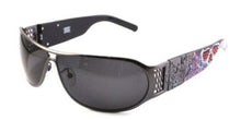 Load image into Gallery viewer, Christian Audigier Splatter Sunglasses - Gunmetal