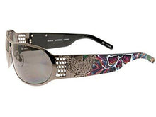 Load image into Gallery viewer, Christian Audigier Splatter Sunglasses - Gunmetal