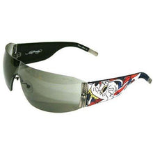 Load image into Gallery viewer, Ed Hardy Ehs-010 Wolf Sunglasses - Black/Gray