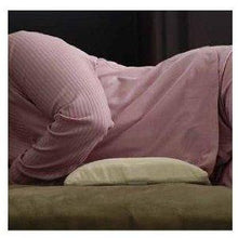 Load image into Gallery viewer, Deluxe Comfort Lumbar Pad with Removable Washable Sherpa Cover, 24" X 12" X 2" - Durable Memory Foam - Great Body Pillow - Sherpa Cover - Body Pillow