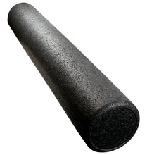 Load image into Gallery viewer, Deluxe Comfort Pilates High Density Foam Roller - Extra Firm Polyethylene Foam - Portable - Tone Muscle - Foam Roller, Black