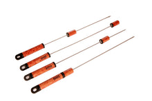 Load image into Gallery viewer, Deluxe Comfort Pushette Magnetic BBQ Skewers - Set Of Four - Wood Grain - Safe, Easy to Clean &amp; Durable - BBQ Skewers, Silver