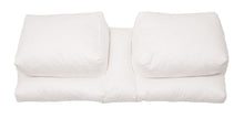 Load image into Gallery viewer, Better Sleep Pillow Goose Down Pillow - Patented Arm-Tunnel Design Improves Hand And Arm Circulation - Neck Pain Relief - Perfect Side And Stomach Sleeper Pillow - Bed Pillow, White