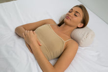 Load image into Gallery viewer, Deluxe Comfort Organic Buckwheat Hull Roll Pillow - Stress And Neck Tension Relief - All Natural Buckwheat Hull Fill - Relax Naturally - Neck Pillow, Natural Sand