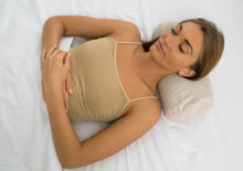 Load image into Gallery viewer, Deluxe Comfort Organic Buckwheat Hull Roll Pillow - Stress And Neck Tension Relief - All Natural Buckwheat Hull Fill - Relax Naturally - Neck Pillow, Natural Sand