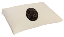 Load image into Gallery viewer, Deluxe Comfort Organic Buckwheat Hull Bed Pillow, 19" L x 14" W - Stress And Neck Tension Relief - All Natural Buckwheat Hull Fill - Relax Naturally - Bed Pillow, Off White/Cream