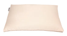Load image into Gallery viewer, Deluxe Comfort Organic Buckwheat Hull Bed Pillow, 19" L x 14" W - Stress And Neck Tension Relief - All Natural Buckwheat Hull Fill - Relax Naturally - Bed Pillow, Off White/Cream