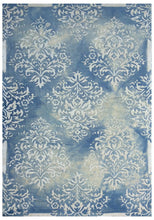 Load image into Gallery viewer, Handmade Wool Modern Blue 5' x 8' CH-1158-A Area Rug