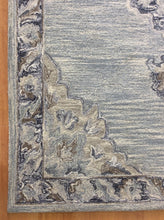 Load image into Gallery viewer, Handmade Wool Persian Light Blue/ Silver 5' x 8' CH-2159-A Area Rug