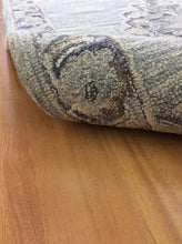 Load image into Gallery viewer, Handmade Wool Persian Light Blue/ Silver 5' x 8' CH-2159-A Area Rug