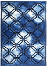 Load image into Gallery viewer, Handmade Wool Modern Blue 5' x 8' CH-2166-B Area Rug