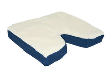 Load image into Gallery viewer, Deluxe Comfort Coccyx Gel Seat Cushion with Fleece - Orthopedic Grade Foam With Gel Layer - Reduces Pressure Point &amp; Tailbone Pain - Weight Capacity - 250 Pounds - Seat Cushion