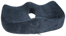 Load image into Gallery viewer, Specialty Medical Grade Sciatica Coccyx Support Cushion - Medical Grade Orthopedic High Density Foam - Maximum Lumbar Tailbone Back Support - Perfect For Home Or Office - Seat Cushion, Navy Blue
