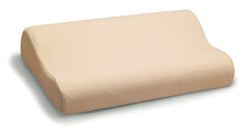 Load image into Gallery viewer, Deluxe Comfort Perfect Contour Memory Foam Bed Pillow, 20" x 12" - Stress And Neck Tension Relief - Therapeutic Memory Foam - Hotel Quality Velour Cover - Bed Pillow, Cream