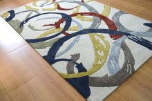 Load image into Gallery viewer, Handmade Wool Modern Ivory 5' x 8' CH-2165-A Area Rug