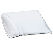 Load image into Gallery viewer, Deluxe Comfort Reversible Memory Foam Classic Pillow - Hypoallergenic - Soft Poly Fiber Fill - 250 Thread Count Zippered, 100% Woven Cotton Cover - Bed Pillow, Cream