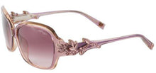 Load image into Gallery viewer, Ed Hardy Rose with Thorns Sunglasses Peach/Laveder Gradient 57 15 135