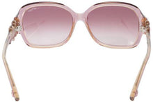 Load image into Gallery viewer, Ed Hardy Rose with Thorns Sunglasses Peach/Laveder Gradient 57 15 135
