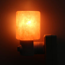 Load image into Gallery viewer, Amir Salt Lamp, Natural Himalayan Crystal Salt Light, Mini Hand Carved Night Light With Ul-Approved Wall Plug For Air Purifying, Lighting And Decoration