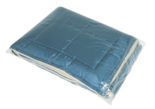 Load image into Gallery viewer, Deluxe Comfort My Cozy Blanket Wrap - Hot and Cold Thermal Blanket Spa Wraps with Sleeves - Blanket with Sleeves Super Soft Fleece - One Size Fits Most - Blankets, Blue
