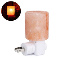 Load image into Gallery viewer, Amir Salt Lamp, Natural Himalayan Crystal Salt Light, Mini Hand Carved Night Light With Ul-Approved Wall Plug For Air Purifying, Lighting And Decoration