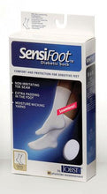 Load image into Gallery viewer, Jobst Sensifoot 8 - 15 Mmhg Unisex Crew Length Diabetic Mild Support Socks - Brown - X Large