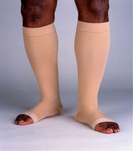 Load image into Gallery viewer, Jobst Relief 20 - 30 Mm Hg Open Toe Knee Highs Unisex - Beige - Large Full Calforina