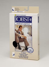 Load image into Gallery viewer, Jobst Men's 30 - 40 Mmhg Closed Toe Knee High Support Socks - Brown - X Large