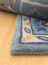 Load image into Gallery viewer, Handmade Wool Persian Blue 5' x 8' RH-1112JWEL Area Rug