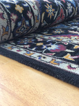Load image into Gallery viewer, Handmade Wool Persian Black 5' x 8' RH-1135JWEL Area Rug