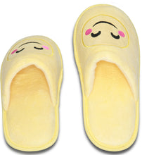 Load image into Gallery viewer, Emoji Blushing Smiley Face Kids Slipper - Small 28/29=19.2CM