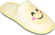 Load image into Gallery viewer, Emoji Blushing Smiley Face Kids Slipper - Small 28/29=19.2CM