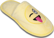 Load image into Gallery viewer, Emoji Cheeky Pink Tongue Out Smiley Face Women Slipper - Medium 26.5CM