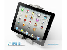 Load image into Gallery viewer, Universal Tablet Grips For Large Tablets / Surface / iPads - with soft comfort grip and stand holder - Cream and Grey colors