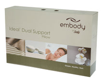 Load image into Gallery viewer, Sealy Embody Ideal 2-in-1 Dual Support Pillow with Latex &amp; Memory Foam Fill